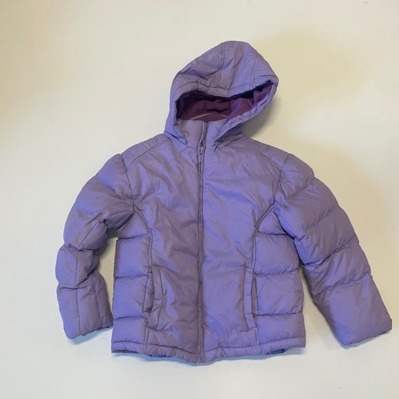 Girl Connection Other - Girl Connection Lavender winter puffer coat with detachable hood size 6/6x